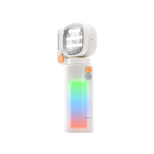 4-in-1 Camping Light, Work Light, Video Flashlight 2000LM Rechargeable 120H Runtime, 10000mAh Power Bank, 2700K-6500K CCT Adjustable Magnetic Tripod, IP54 Waterproof Outdoor Emergency Lantern